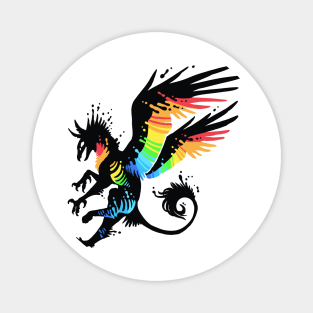 Fabulous Rainbow Griffon Magnet